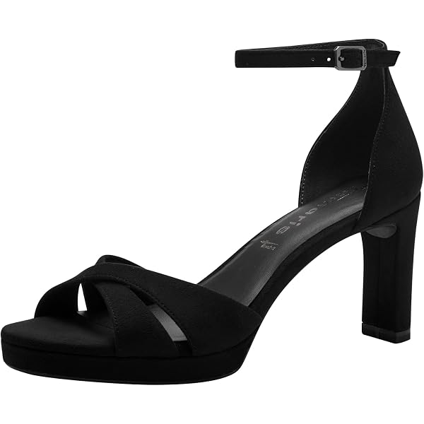Sandale à Talon Tamaris 1-28035 - Talon 9.5cm, Plateforme 5cm - Synthétique Et Textile - Taille EU 42