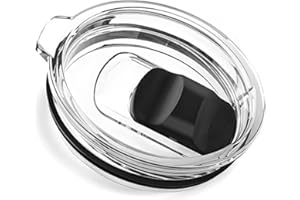 L0FAMY Rambler Lid for Yeti 20 Oz with Magnetic Slider Switch, Magnet Lid Replacement for Yeti Magnetic Lids Spill Proof Tumbler Cover, No Spil Lids Covers Top Magnet Sliders