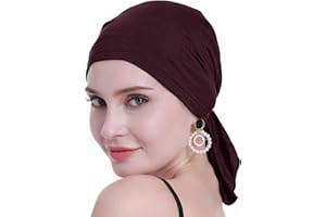 osvyo Bambus Chemo Kopftuch für Frauen mit Haarausfall - Krebspatienten kopfbedeckung Turban in Versiegelter Verpackung