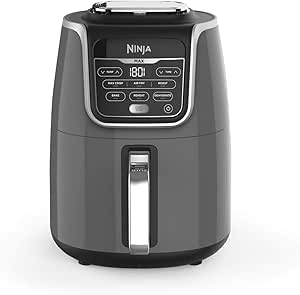 Ninja AF160UK Air Fryer MAX 5.2 Litres, Polymer, 1750 W, 5.2 liters, Grey