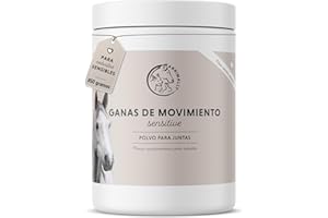 ANNIMALLY Polvo para articulaciones para Caballos 850g con colágeno, manzanilla, MSM (azufre), glucosamina, ácido hialurónico, condroitina - Complemento alimenticio para Fortalecer Las articulaciones Caballo