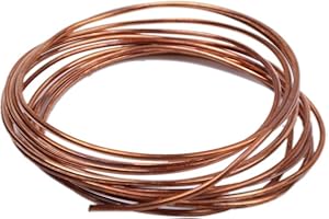 MEROURII Filo Rame,Bobina Rame Cavo Rame Puro per Induttori di Trasformatoriper Collegamento e Saldatura