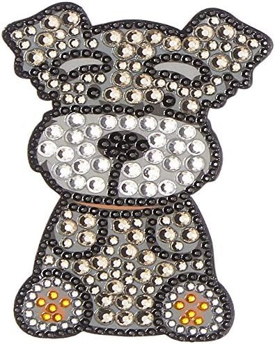 FouFou Dog Rhinestone Sticker Schnauzer