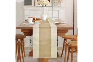 skytowards Camino de Mesa 30*180cm Caminos de Mesa Tela Yute Tela de Mesa ​Arpillera Camino de Mesa Antideslizantes Cinta de Yute para Bodas, Festivales, Eventos, Decoración de Mesa