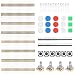 Produktbild KKmoon 246 Stücke Arduino DIY Elektronische Komponenten, 210 Pcs Widerstände, 4 Pcs Drehpotentiometer, 15 Pcs 5 Farben LEDs 15Pcs Knopf Kappe, Schaltknopf Schalter usw.