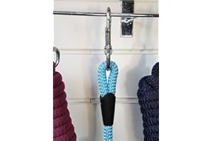 White Horse Equestrian Nylon Leadrope - Two Meter Horse Riding Stable Field