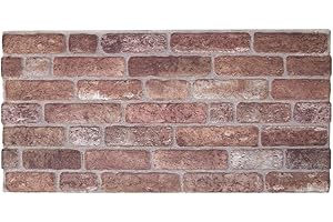 IZODEKOR Rivestimento 3D Effetto Pietra - Pannelli Polistirolo per Cucina, Bagno, Balcone, Soggiorno, Terrazza | Old Castle (1 x Pannello)