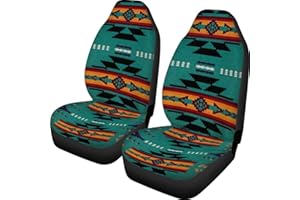 Belidome Ethnic Aztec Navajo Style Soft Comfortable Car Seat Covers for Car SUV Van Sedan