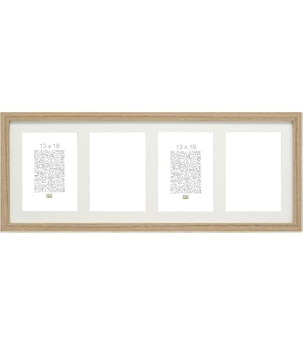 Deknudt Frames Cornice portafoto con passepartout per 4