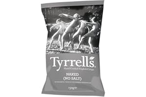 Tyrrell's Tyrrells Nudo (Senza Sale) 150g Patatine (Confezione da 2)