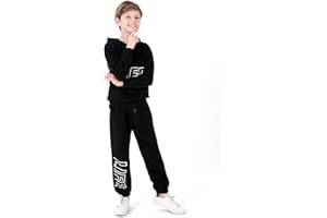 NATUST Kids Tracksuit, Hoodie and Joggers Set for Boys Girls Running Suits Activewear Jogging Outfit