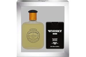 ‎EVAFLORPARIS EVAFLORPARIS Whisky Geschenkset Eau de Toilette 100 ml + Parfum de Voyage Zerstäuber 20 ml für Herren
