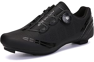 Eribby Herren Damen Indoor Cycling Schuhe Rennradschuhe Kompatibel mit Peloton SPD & Look Arc Delta