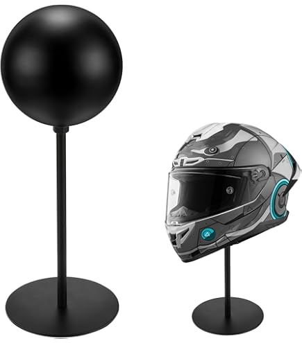 Support De Casque En Métal Rotatif Pour Casque De Moto, Casquettes