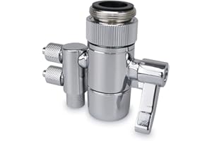 ‎SMARDY smardy Universal Wasseranschluss Set DUO - Wasserhahn Umschaltventil mit Adapter M22xM24 für Osmoseanlage Wasserfilter mit Wasserschlauch 6,35mm (1/4")