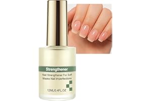 MEITREND Nail Strengthener,Extra Strong Nail Polish Strengthener for Damaged Nails, Nail Hardener Repair Serum Nail Growth Oil, Nail Repair Polish for Weak, Thin, Peeling Nails, Strengthening