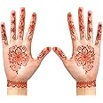 Full hand henna tattoo Design both hand (one pair) feel realistic mehndi color temporary tattoo