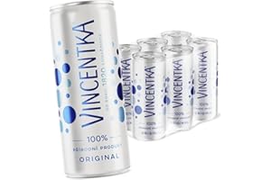 Vincentka Mineralwasser, 250 ml Dose, 6er-Pack