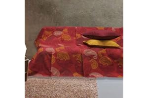 Generico FORTE - Gran Foulard per Divano Telo Copridivano 100% Cotone (260x270) Telo Copritutto Cotone Perfetta come Coperta Copriletto Matrimoniale Estivo Leggero, Fantasie Originali