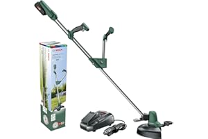 Bosch Home and Garden Tagliabordi a batteria UniversalGrassCut 18V-260 (1x batteria 2,0 Ah, sistema a 18 Volt, ⌀ taglio: 26 cm, impugnature regolabili, in scatola di cartone)