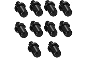 AMSIXO 10 hebillas de altavoz, tipo bola y enchufe, guías de parrilla, tornillos de plástico, kit de clavijas de parrilla, bolsa acolchada