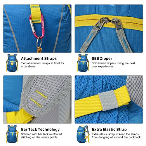 Mardingtop 15L Trinkrucksack Wasserdicht Fahrradrucksack Fahrrad Schulter Rucksack,45X19X12cm - 7