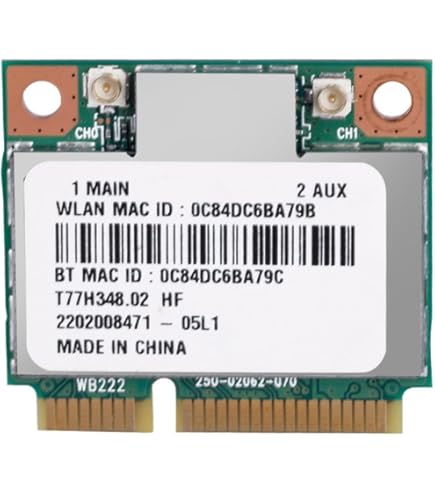 Carte Wifi Dell BCM94313HMG2L Pour Latitude E5420 – Testée Ok – Occasion