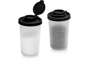 SIGNORA WARE Barattoli Sale Zucchero Caffè Per Cucina. Porta Sale Zucchero Caffè, Barattolo Caffè, Barattoli Sale E Pepe Con Coperchio E Dosatore. Elegante Set Saliera E Pepiera Per Casa, Adatto Per Pangrattato