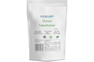 Puresweet® Premium Stevia Sweetener 500g Tastes Like Sugar, Diabetic and Keto Friendly, No Bitter Aftertaste,