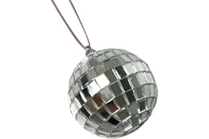 Aosbset Décoration Suspendue de rétroviseur Avant de Voiture, Pendentif de Voiture de Boule de Disco de Mode Ornement Suspendu de rétroviseur de Voiture créatif