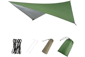 Azarxis Toldo Impermeable Ligero Lona de Tiendas de Campaña Refugio para Carpa Picnic Playa