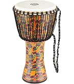 Djembé Professionnel 60 Cm Peau Chèvre Motif Multicolore – Tambour Africain Artisanal Commerce Équitable