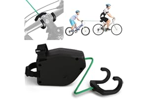 Cartlant Abschleppseil Fahrrad Kinder, 2.5M Einziehbar Comfort Eltern Kind Seil Kinderfahrrad Ziehen Tragfähigk 500 lbs für MTB Bike, Universell Passend Fahrrad Zubehör Ebike Zugseil Zugsystem