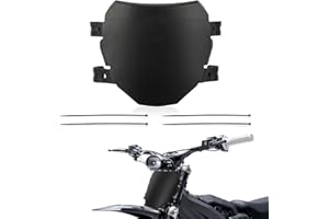 ANXIN Motorcycle Front Number Plate Dirt Bike License Plate for Surron Light Bee S/X X160 X260 Talaria X3 MX3 MX4,Waterproof and Scratch-Resistant