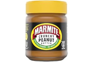 UNILEVER Marmite Crunchy Peanut Butter rich in B vitamins vegetarian breakfast spread 8x 225 g