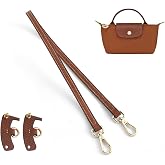Jiesinlov Longchamp Le Pliage Mini Kılıfı i&ccedil;in Deri &Ccedil;anta Askıları D&ouml;n&uuml;ş&uuml;m Kiti, &Ccedil;anta Askısı Crossbody Ayarlanabilir Değişti