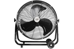 FABRILAMP Ventilador Industrial Poniente 180w Negro 64d 3 Velocidades 67,5x75x41 Cm Orientable