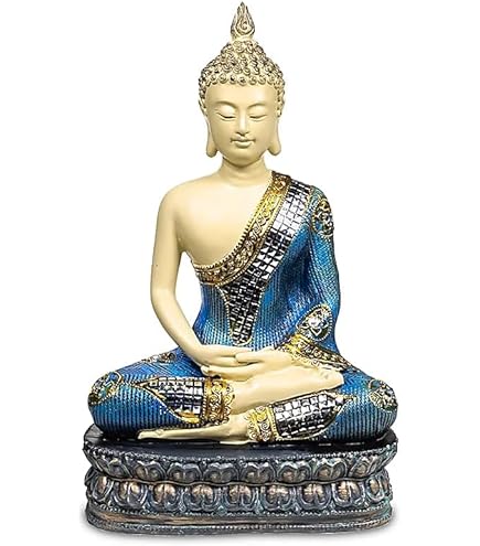 Statua Buddha Tara Verde In Resina - 12 Cm, Decorazione Spirituale Turchese - Foto 12