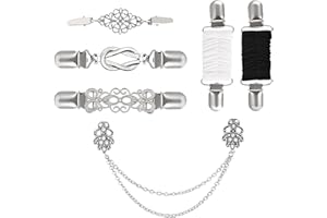 Cinch Kleider Clip, 6 Stück Cardigan Clip Vintage Clips für Kleidung Waist für Damen und Mädchen Pullover Kleider Hemden Schals Tücher