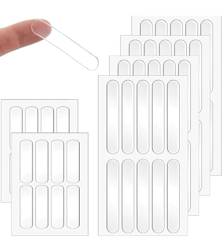100 pezzi adesivi piedini in silicone paraurti, piedini autoadesivi in silicone semicerchio paraurti porta mobili pad 8x2,5 mm