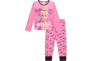 Barbie Girls Pyjamas PJ Set, Doll Pyjamas for Girls, Ages 3 to 10 Years, Official Merchandise