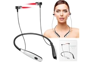 Aolawco Tinnitus Infrarot Ohrstöpsel, Stillesse Theralight Pods Therapie, Tinnitus GeräT, Rotlicht Tinniplug Kopfhörer, Rotlicht Therapie Gegen Tinnitus, Rotlichtgerät für Tinnitus