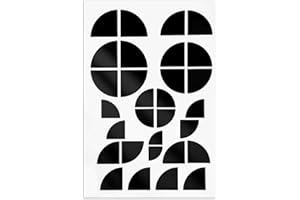 PLIMBIN Autocollants Émblème Noir, Stickers Brillants pour Capot et Moyeu de Roue, Adaptés aux Séries X1, 2, 3, 4, 5 et Autres Modèles, Installation Facile sur Voiture et Moto