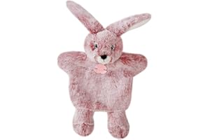 Histoire d'Ours - Doudou Marionnette - Doudou Lapin - 25 cm - Rose - Cadeau Naissance - Sweety Mousse Marionnettes - Fidèles Compagnons - HO3081