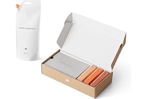 am Kit Nettoyage Écran 3 Pièces – Spray 200 ML Rechargeable, Chiffon Microfibre, Spray Nettoyant Lunettes – Nettoyant Écran TV, Ordinateur, Smartphone, Tablette, Écran Tactile Voiture, Orange