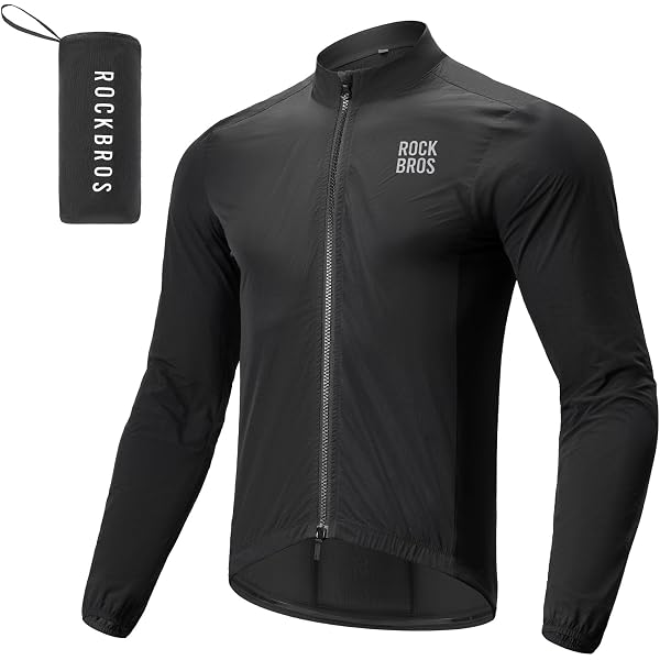 Veste Cyclisme Homme Étanché Imperméable Coupe-Vent Léger – ARSUXEO R018 Pour Pluie & Vent