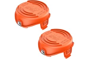 MUFUSHAN GH3000 Replacement Cap, 90583594 Replacement Spool Cover for Black & Decker Grass Strimmer GL 680 GL7033 GL9035 GL8033, A6482 A6486 (2 Pack)