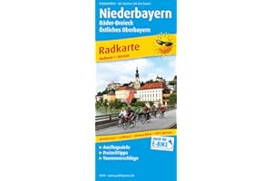 Niederbayern - Bäder-Dreieck - Östliches Oberbayern: Radkarte mit Ausflugszielen, Einkehr- & Freizeittipps, wetterfest, reissfest, abwischbar, GPS-genau. 1:100000 (Radkarte: RK)