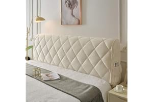 UYEOCO Copritestiera Letto Copertura/Copri Testata Letto Matrimoniale/Singolo Imbottito Fodera Elastica Protezione, Coprire Antipolvere in Cotone Cover Addensare AntiGraffio Cuscino