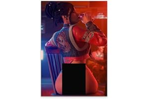 KANCAIGOU Cyberpunk Judy Alvarez Leinwanddrucke, Wandkunst, Poster, 38,4 x 45,7 cm, ungerahmt